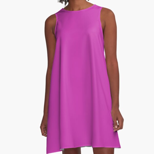 Purple Lila Mauve Colour On Shirts, Home Decor And Accessories A-Line Dress