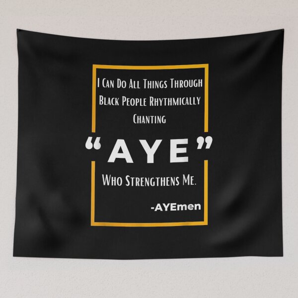 Item preview, I Can Do All Things Through Aye designed and sold by lolahomya.
