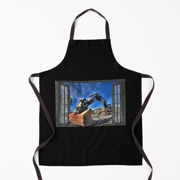Item preview, Excavator By The Window View designed and sold by Stewar-ArtCool.