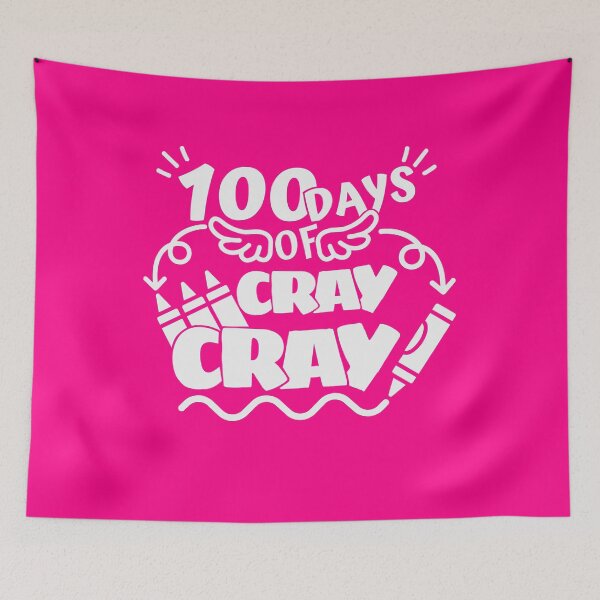 Item preview, 100 Days of Cray Cray,100 Days of School Shirt,Teacher day Tee,Boys and Girls Gift,Funny School Tees,Kindergarten designed and sold by Babe3955.