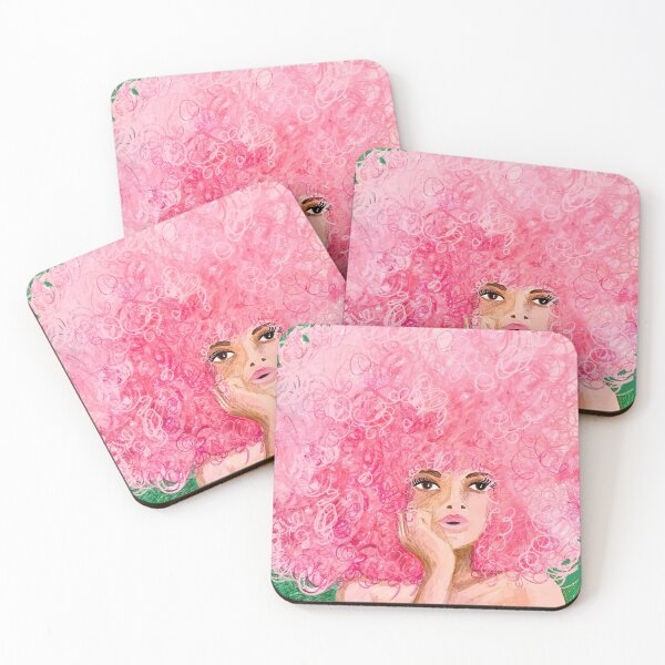 Item preview, Pink Hair, Don't Care designed and sold by Sarahlovellart.