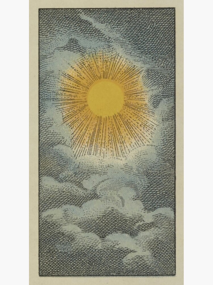 Disover The Sun Tarot Card Premium Matte Vertical Poster