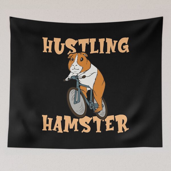 Item preview, Hamster Wheel Hustling Hamster designed and sold by FalkDania.