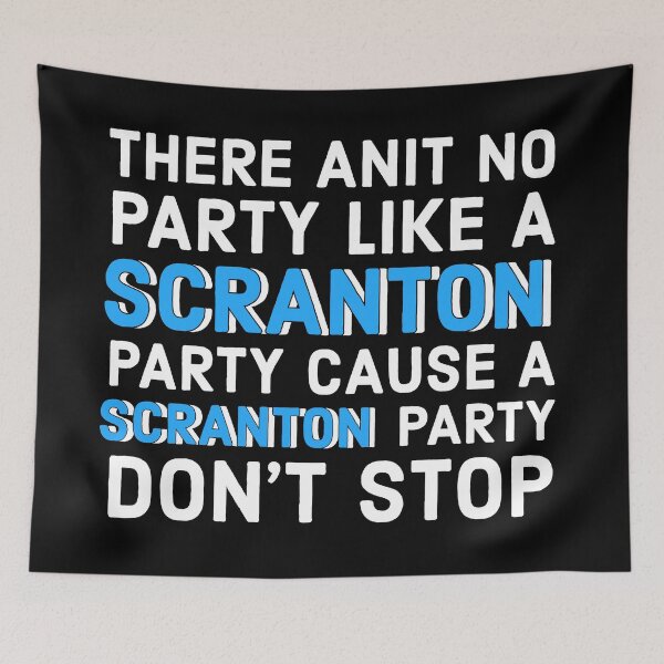 Item preview, The Office Michael Scott Scranton party  designed and sold by Printeddesignzz.