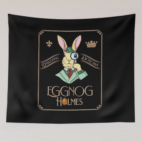 Item preview, Detective Eggnog Holmes Egg Hunt Easter designed and sold by 99vectors.