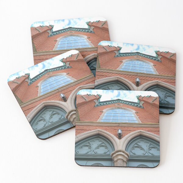 Item preview, Red Brick Facade of a Church In Lafayette, Indiana designed and sold by Mothe3rd.