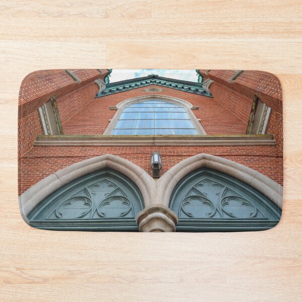 Item preview, Red Brick Facade of a Church In Lafayette, Indiana designed and sold by Mothe3rd.
