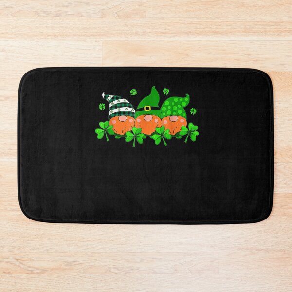 Item preview, Three Gnomes Holding Clover Happy St Patricks Day Shamrock designed and sold by lolahomya.