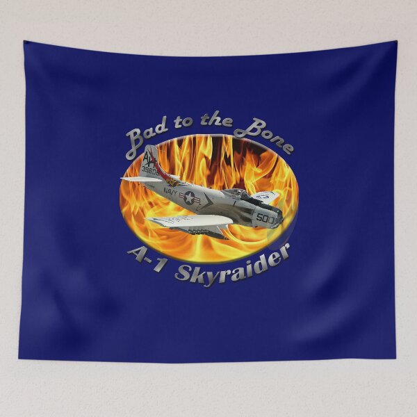 Item preview, A-1 Skyraider Bad To The Bone designed and sold by hotcarshirts.
