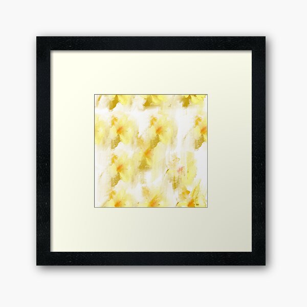 Item preview, Daffodil painterly pattern designed and sold by AmCstudio.