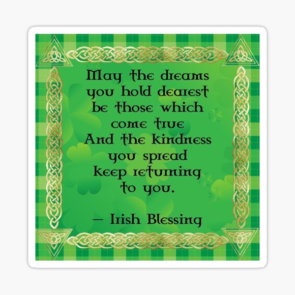 Celtic Shamrocks Sticker