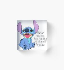 lilo and stitch Acrylic Block