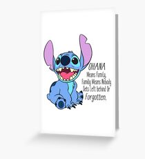 lilo and stitch Greeting Card
