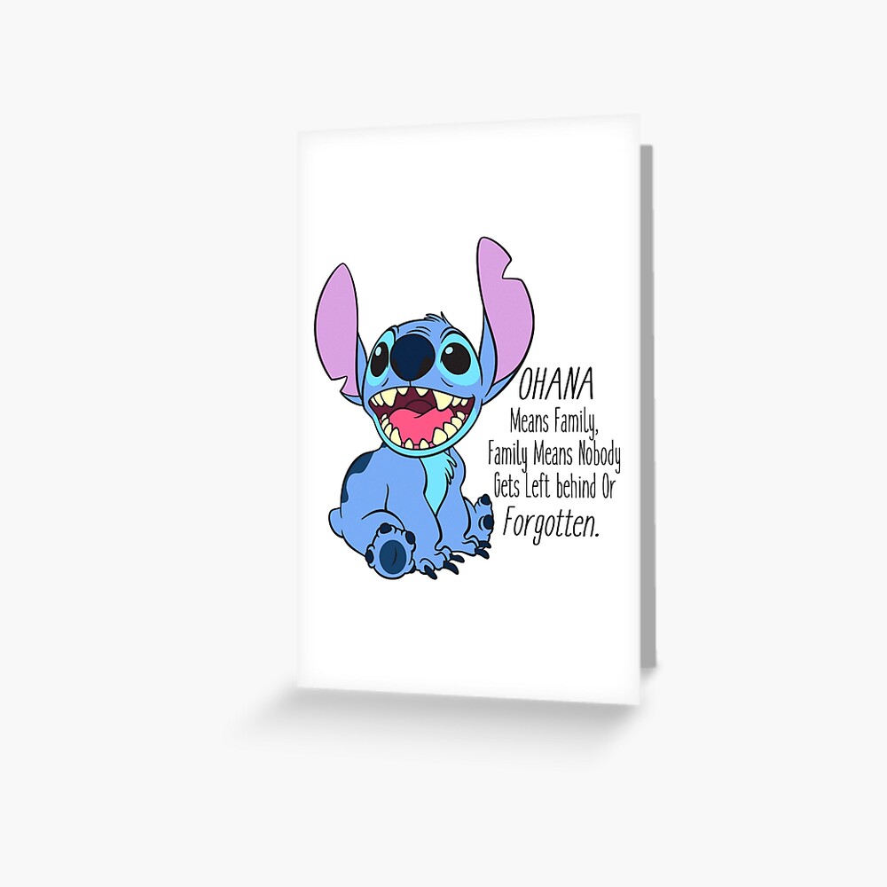 Lilo And Stitch Greeting Card For Sale By Bennewton Redbubble