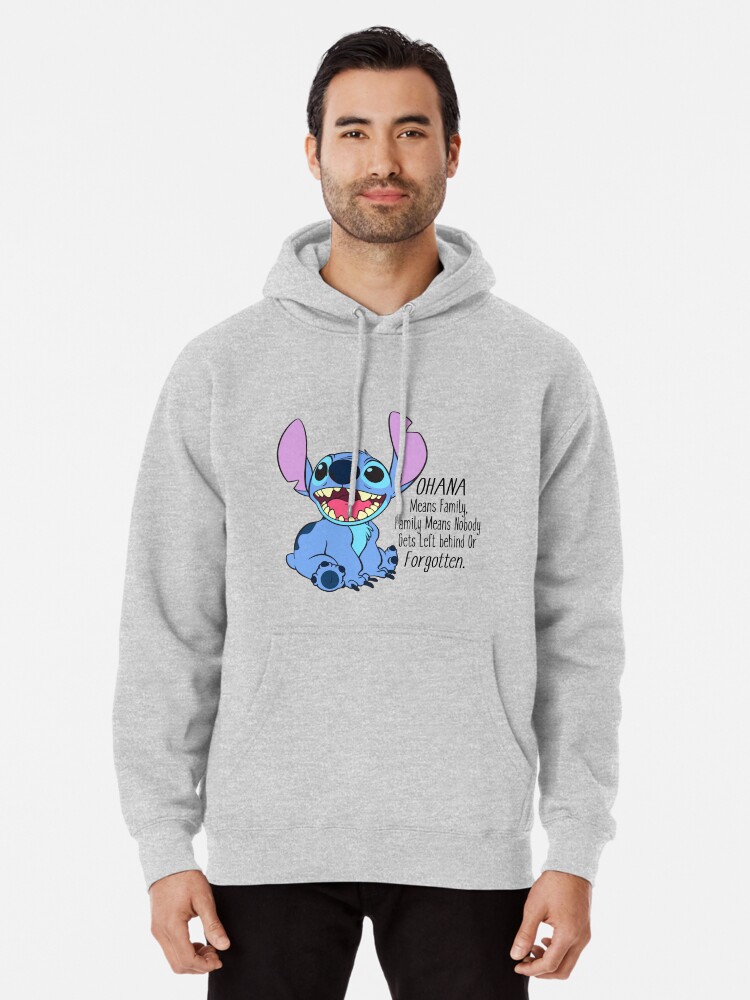 stitch pullover hoodie