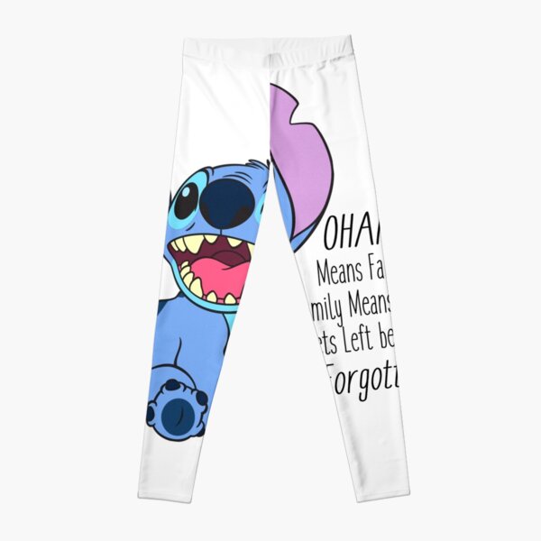 Pretty Please Leggings Stitch & Angel Bffs Super Soft Yoga Band Leggings Disney Valentines Day Lilo Love RTS