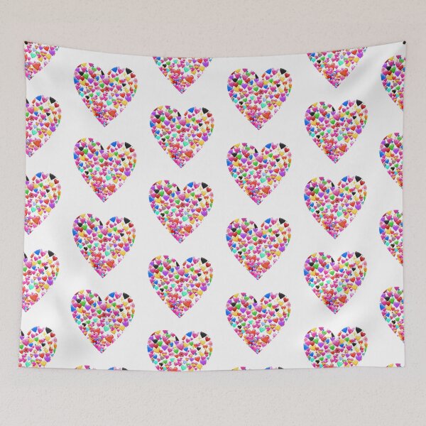 Item preview, Emoji hearts designed and sold by Hoetoons.