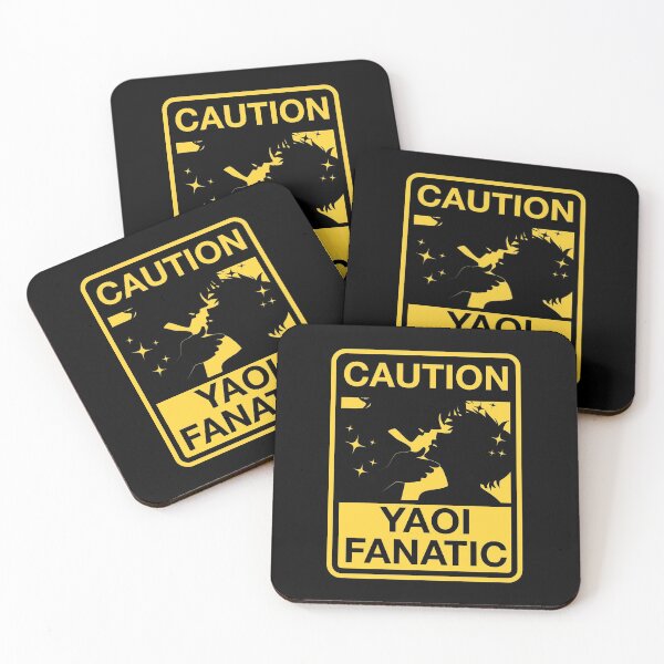 Item preview, Caution Yaoi Fanatic - Anime Warning Sign designed and sold by ctkrstudio.