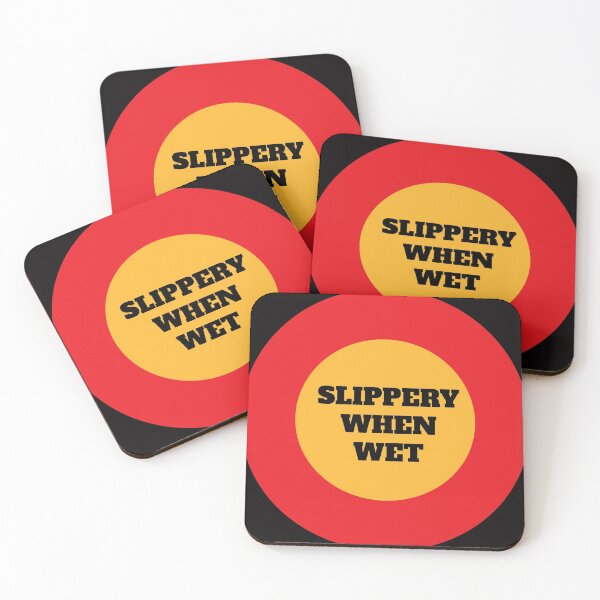 Item preview, Slippery When Wet Road Sign designed and sold by TeesbyGinyard.
