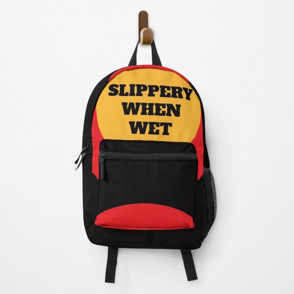 Item preview, Slippery When Wet Road Sign designed and sold by TeesbyGinyard.