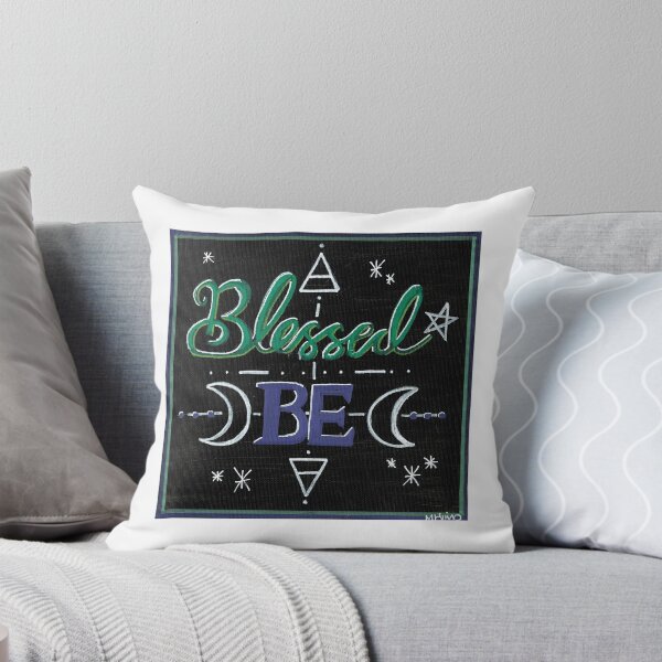 Item preview, "Blessed Be" Handpainted Pagan Print designed and sold by s1mpala94.