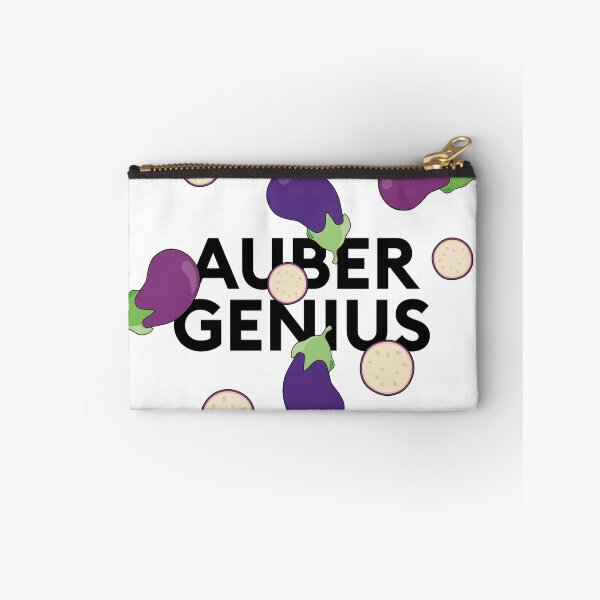 Item preview, “Aubergenius” collage with aubergine designed and sold by TrueType.