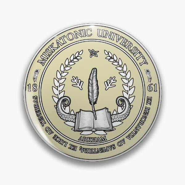 Item preview, Miskatonic University Seal designed and sold by Hiraeth Atelier.