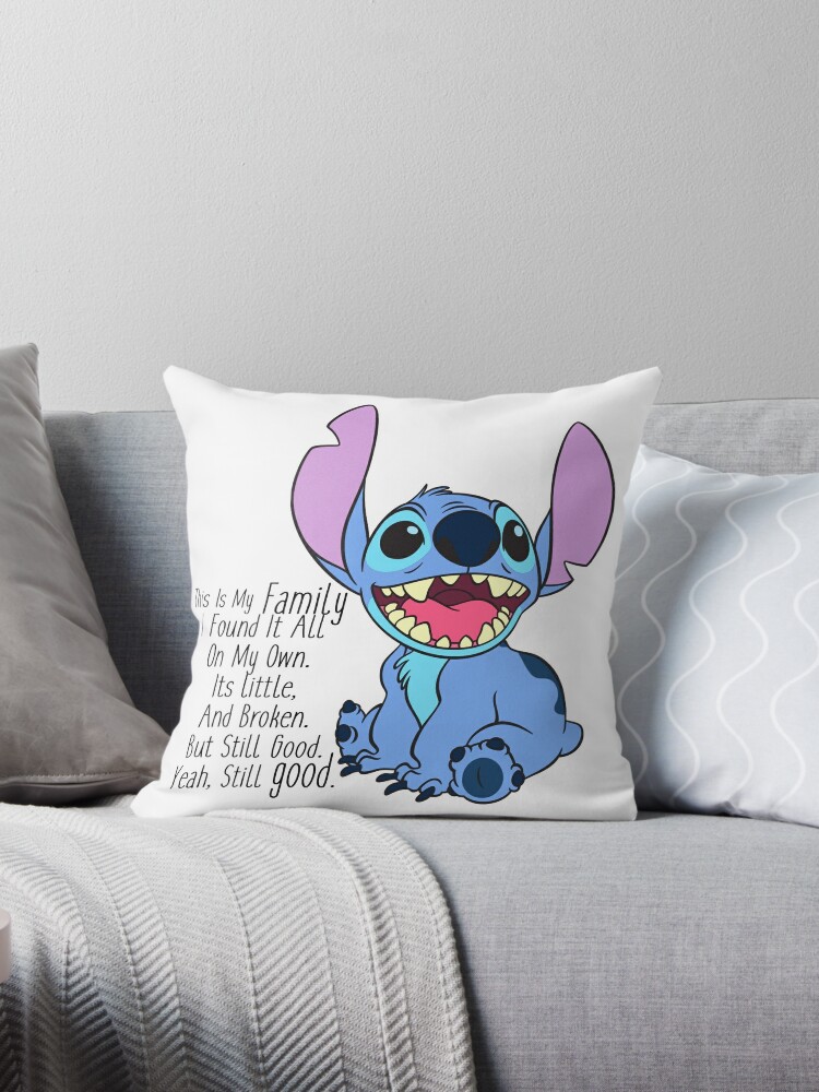 Lilo And Stitch Throw Pillow By Ben Newton