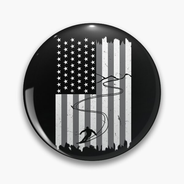 Item preview, Patriotic Skiing Skier Design designed and sold by Tom2468.