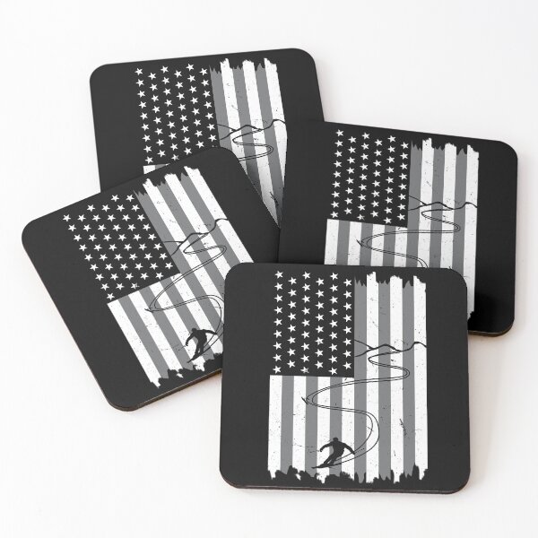 Item preview, Patriotic Skiing Skier Design designed and sold by Tom2468.