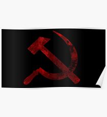 Communist Party Symbol Poster