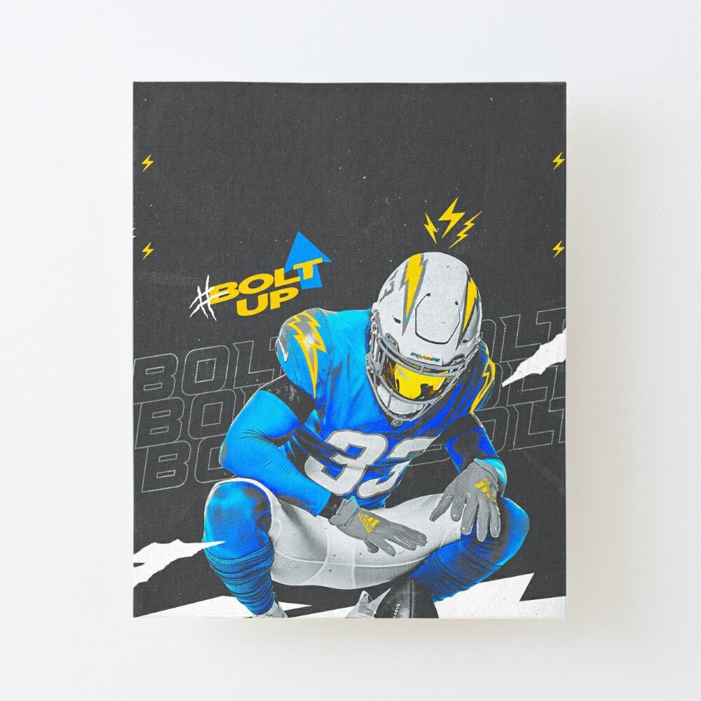 Derwin James Jr football Paper Poster Chargers 5 - Derwin James Jr