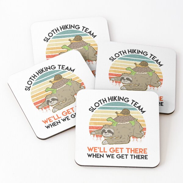 Item preview, Sloth Turtle Snail Hiking Team designed and sold by Dr.YesOrNo.