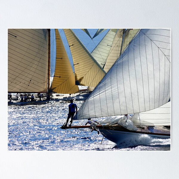 Item preview, Classic Sailing Yachts designed and sold by SACRED NATURE DESIGNS.