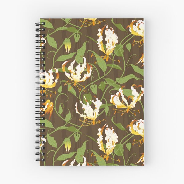 Item preview, Gloriosa - white on brown designed and sold by kobyakov.