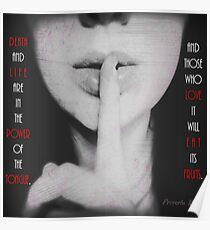 Power of the Tongue Poster