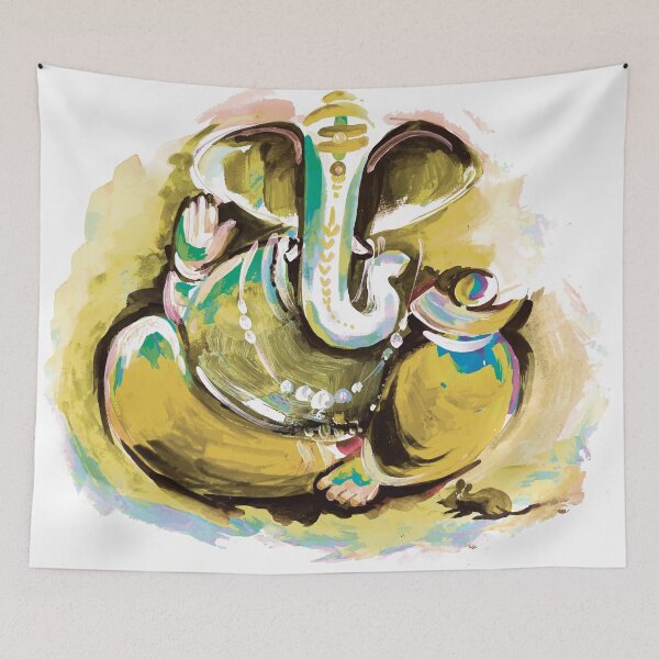 Item preview, Painted Ganesha designed and sold by Anzarr.