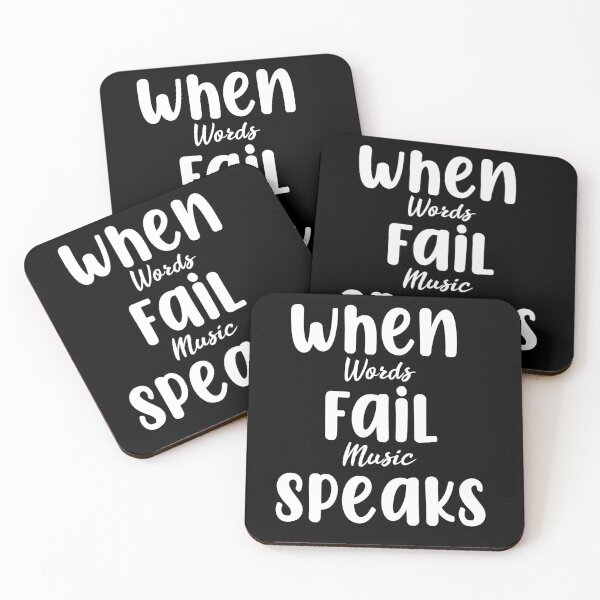 Item preview, When Words Fail Music Speaks designed and sold by YAITPSTORE.