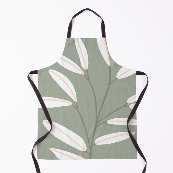 Artikelvorschau, Mid Century Modern Artwork, Plant Leaves, Sage Green 1 entworfen und verkauft von technicolorable_art.