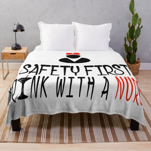 Item preview, Safety first drink with a nurse designed and sold by Crystalsgraphix.