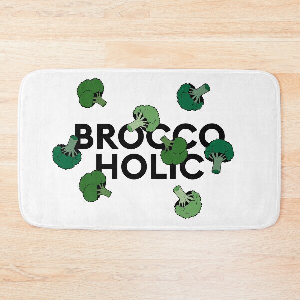 Item preview, "Broccoholic" collage statement with broccoli designed and sold by TrueType.