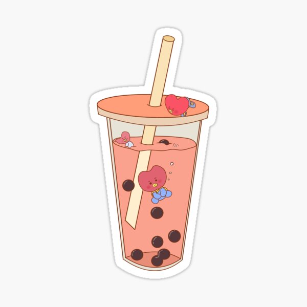 Tata Boba Tea Sticker