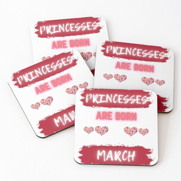 Item preview, princesses are born in March designed and sold by Dollor.