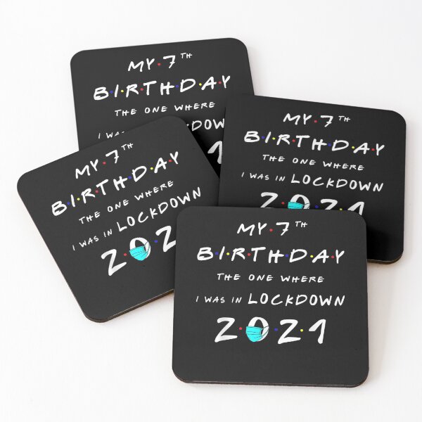 Item preview, Funny 7th Birthday The One Where I Was In Lockdown Gift designed and sold by ninapfvu.