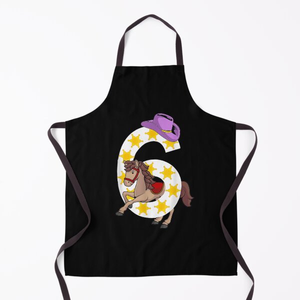 Item preview, Funny 6th Birthday Gift 6 Years Old Horse Cowgirl Girls Kids designed and sold by ninapfvu.