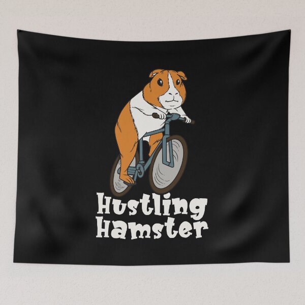 Item preview, Hamster Wheel Hustling Hamster designed and sold by FalkDania.