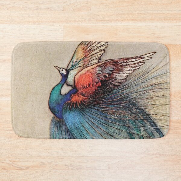Artikelvorschau, Lovely Peacock feathers from India - Warwick Goble entworfen und verkauft von Vintage Designs +.