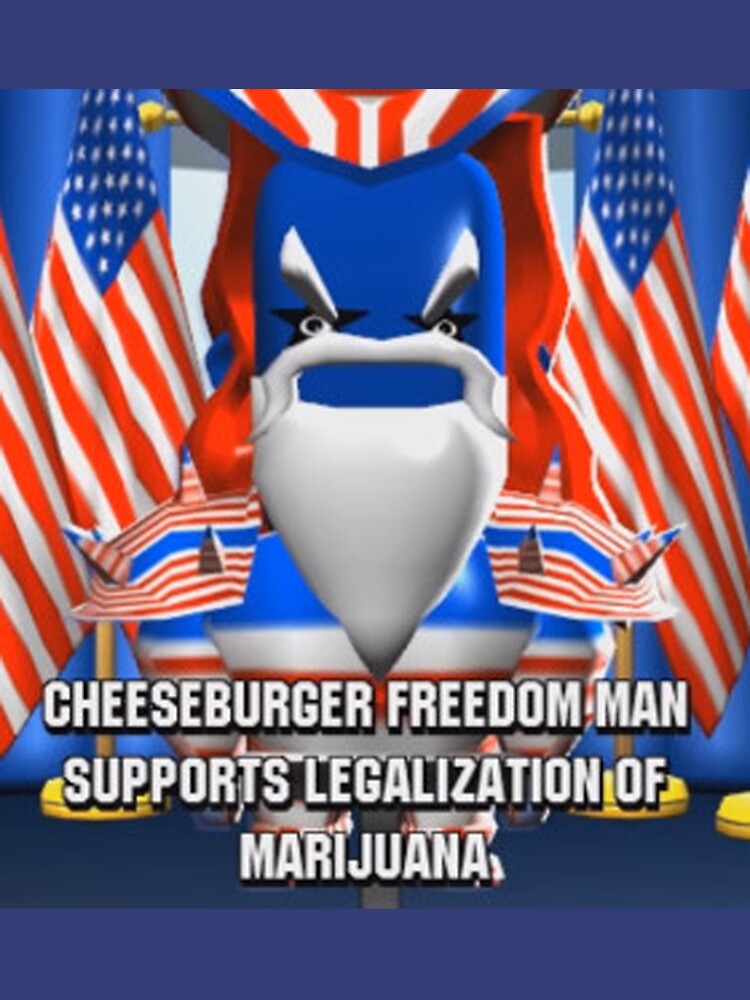 "CHEESEBURGER FREEDOM MAN" Tshirt for Sale by TWDHannah Redbubble