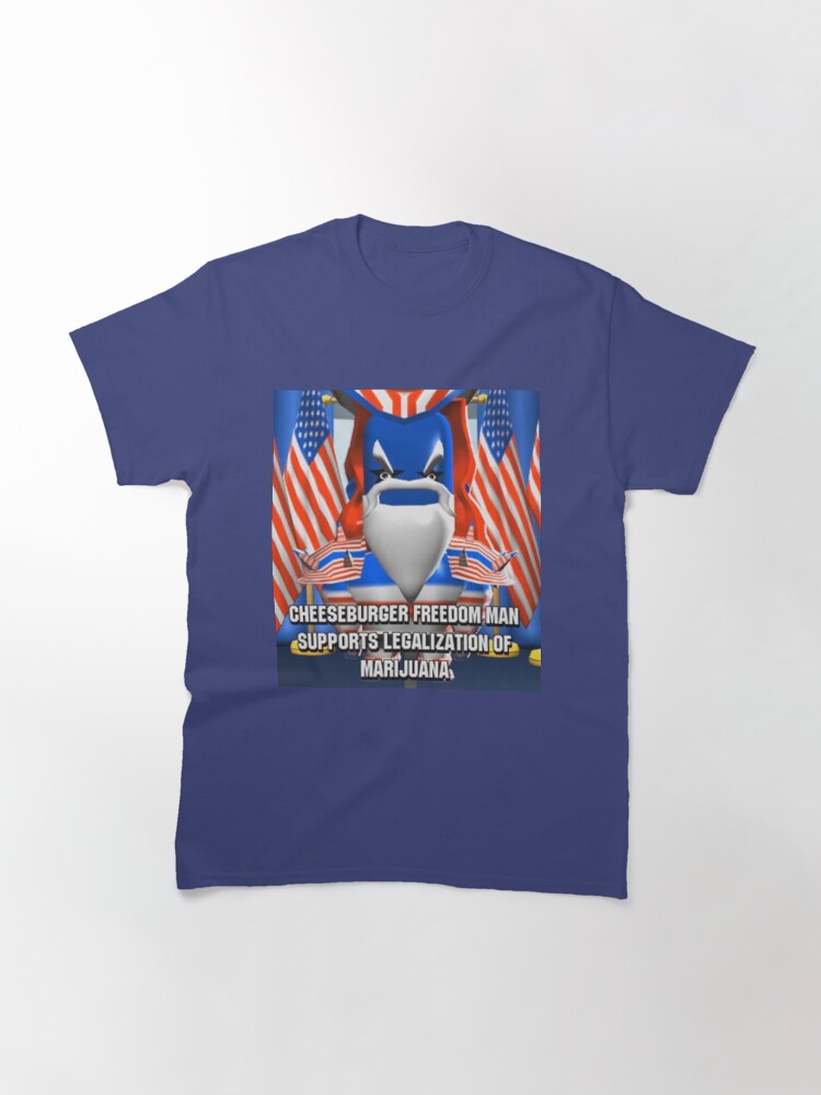 "CHEESEBURGER FREEDOM MAN" Tshirt by TWDHannah Redbubble