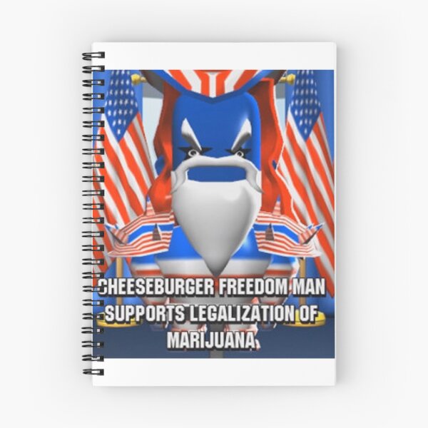 Item preview, CHEESEBURGER FREEDOM MAN designed and sold by TWDHannah.